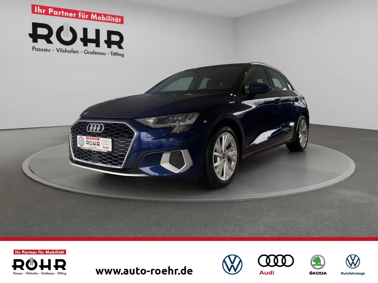 Audi A3 Sportback advanced (SHZ.GRA.NAVI.PDC.DAB) 2.0 TDI Blau - 1