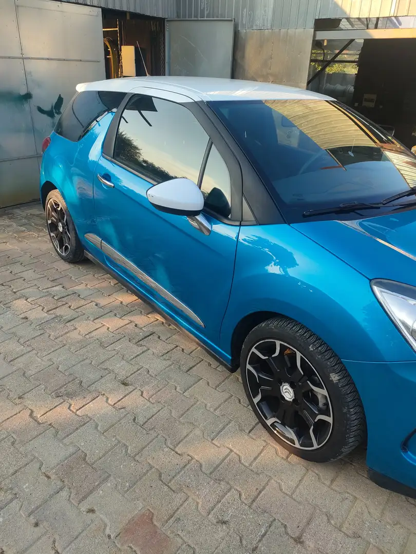 Citroen DS3 DS3 1.6 turbo thp Just Black 155cv Blu/Azzurro - 2