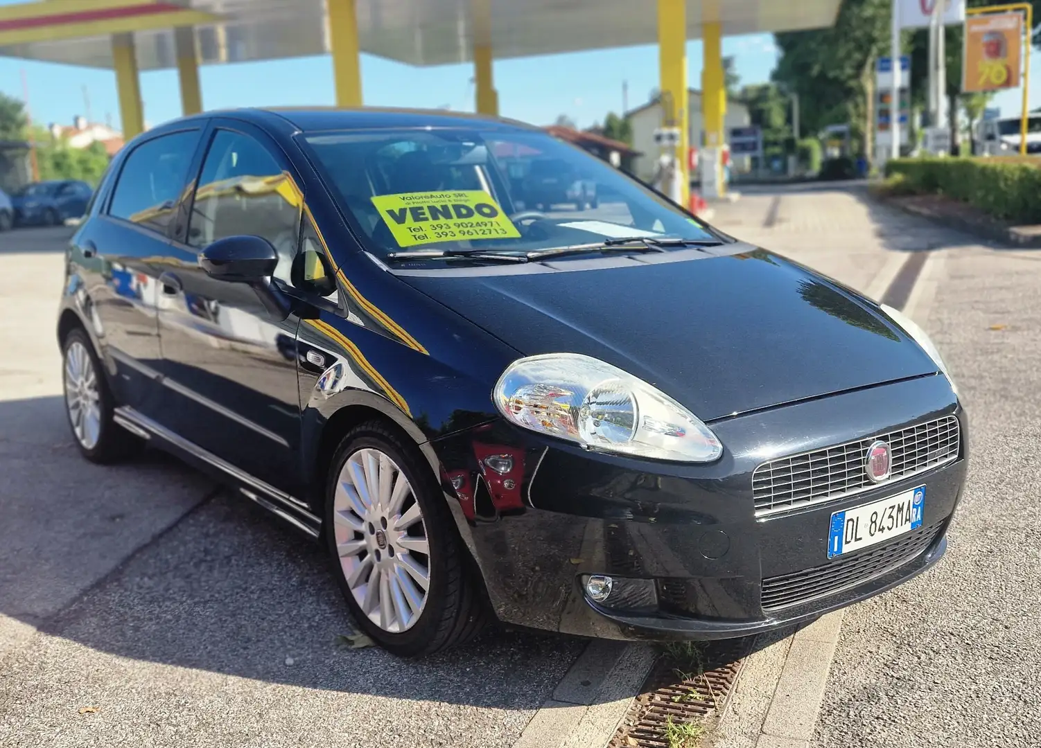 Fiat Grande Punto Grande Punto 2007 1.4 tjt Sport 120CV Neopatentati Чёрный - 1