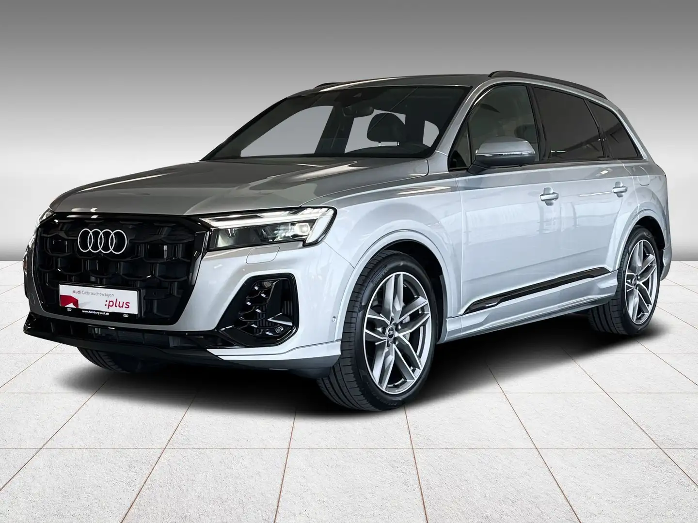 Audi Q7 55 TFSIe quatt. 2x S line HeadUp AHK B&O Pano Silber - 2
