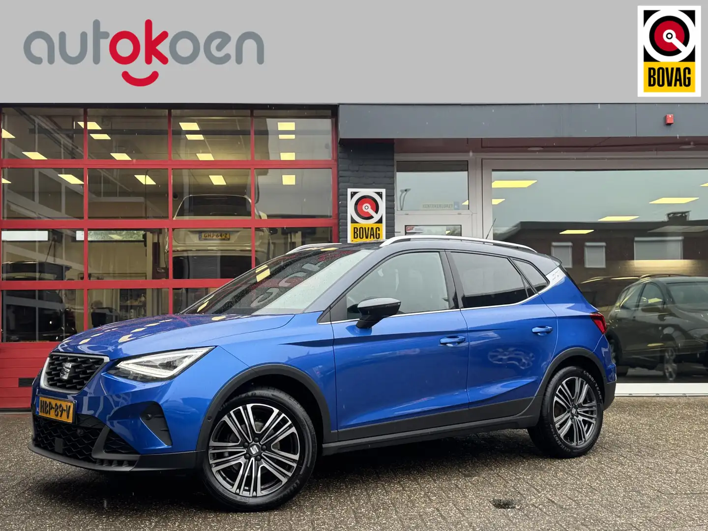 SEAT Arona 1.0 TSI FR Business Connect *NAVI/ACC/CAMERA* Blauw - 1