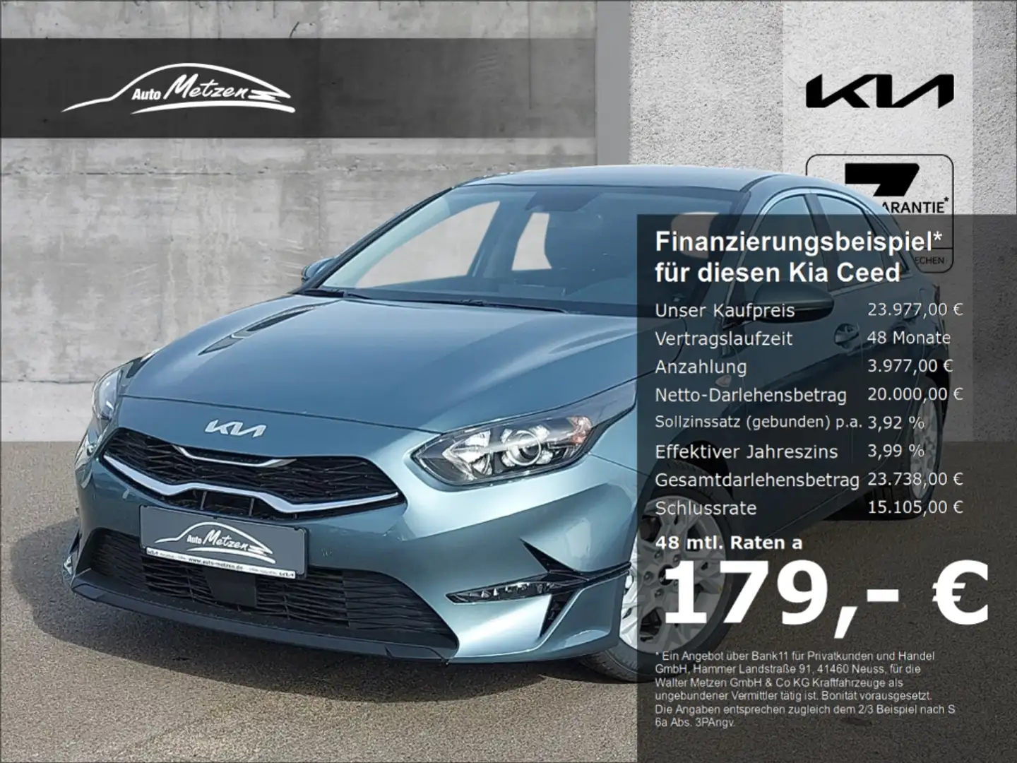 Kia Ceed / cee'd 1.5 T-GDI DCT7 Ultimate Edition NAVI APPS PDC ALU Gris - 1