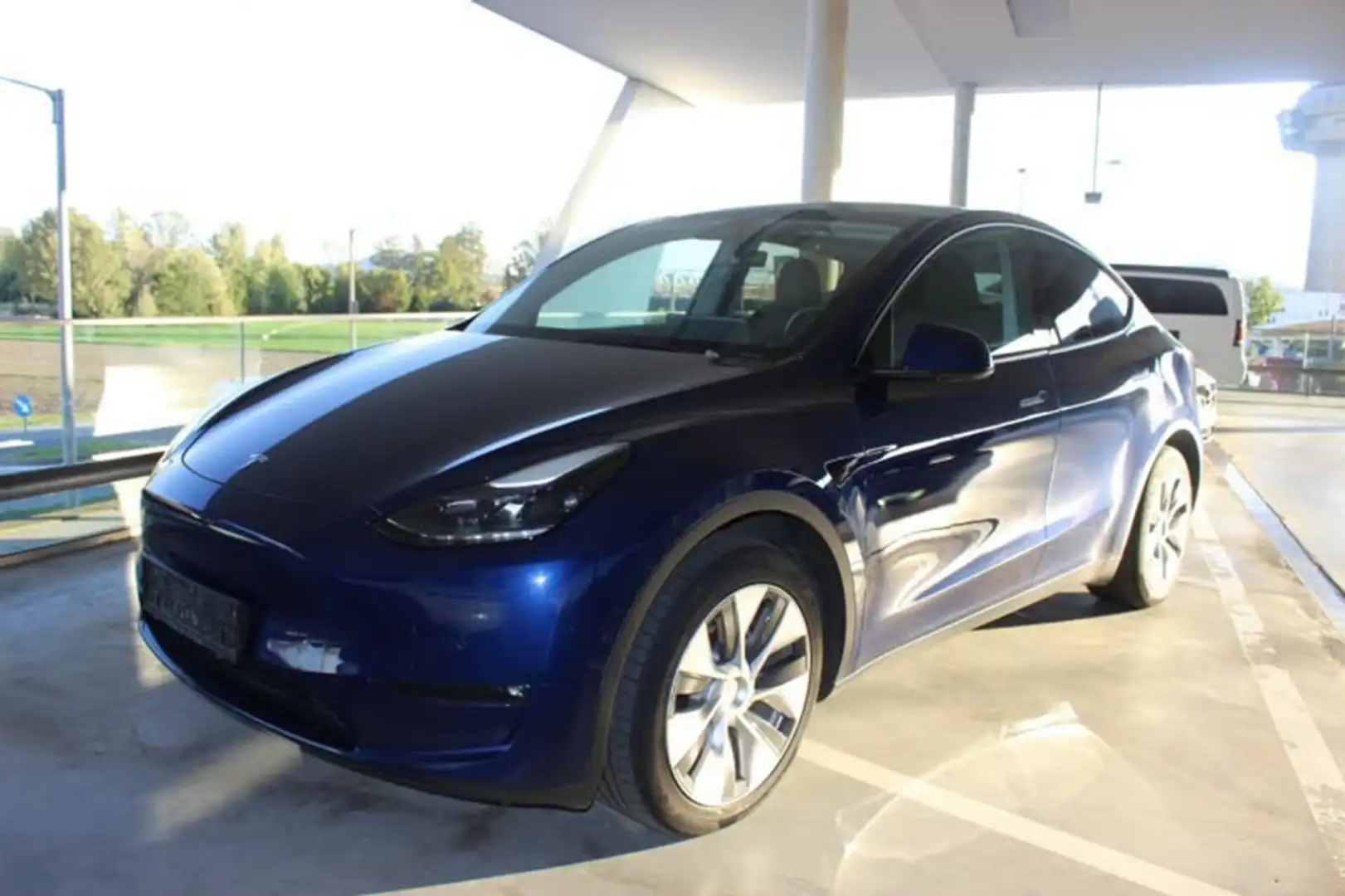 Tesla Model Y Long Range Dual AWD Blau - 1