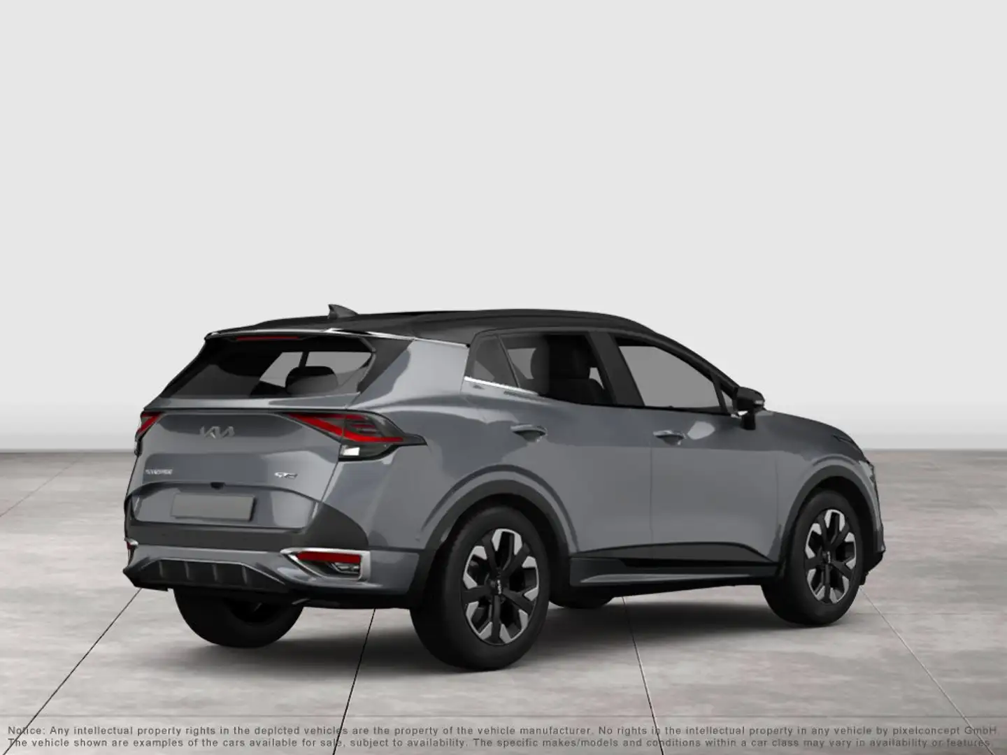 Kia Sportage Hybrid 1.6 T-GDI AWD AT GT-line  NAVI PANO LED RFK Silber - 2