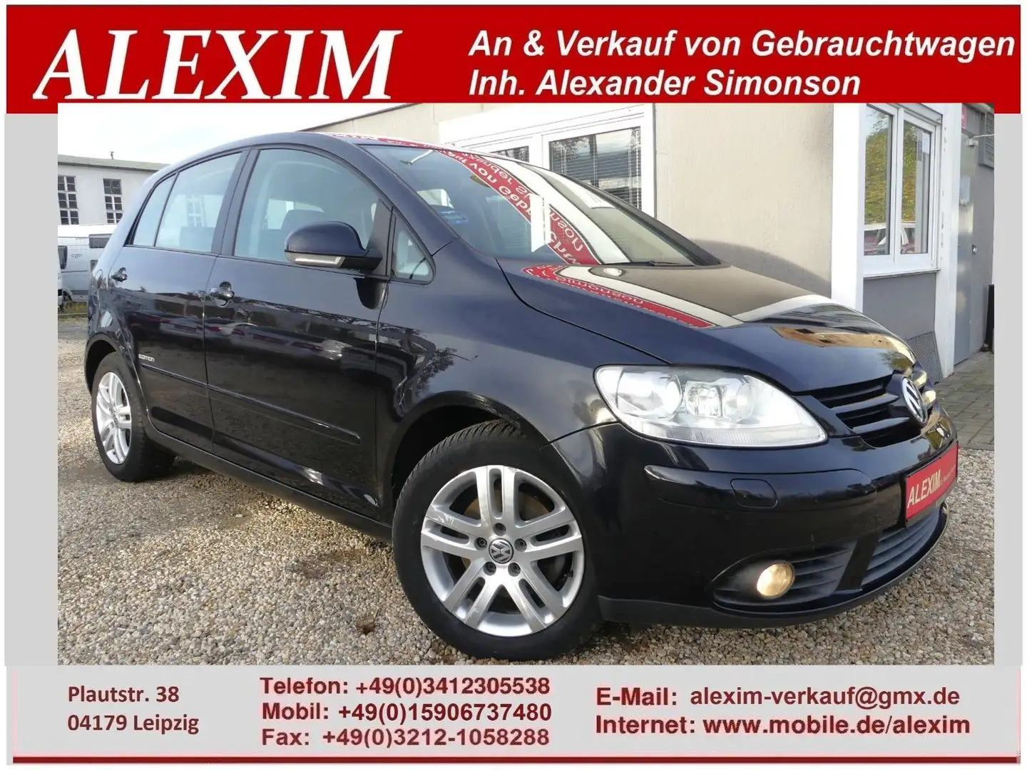 Volkswagen Golf Plus /2.0TDi 103KW/Xenon/Navi/SHZ/Standheizu Schwarz - 1