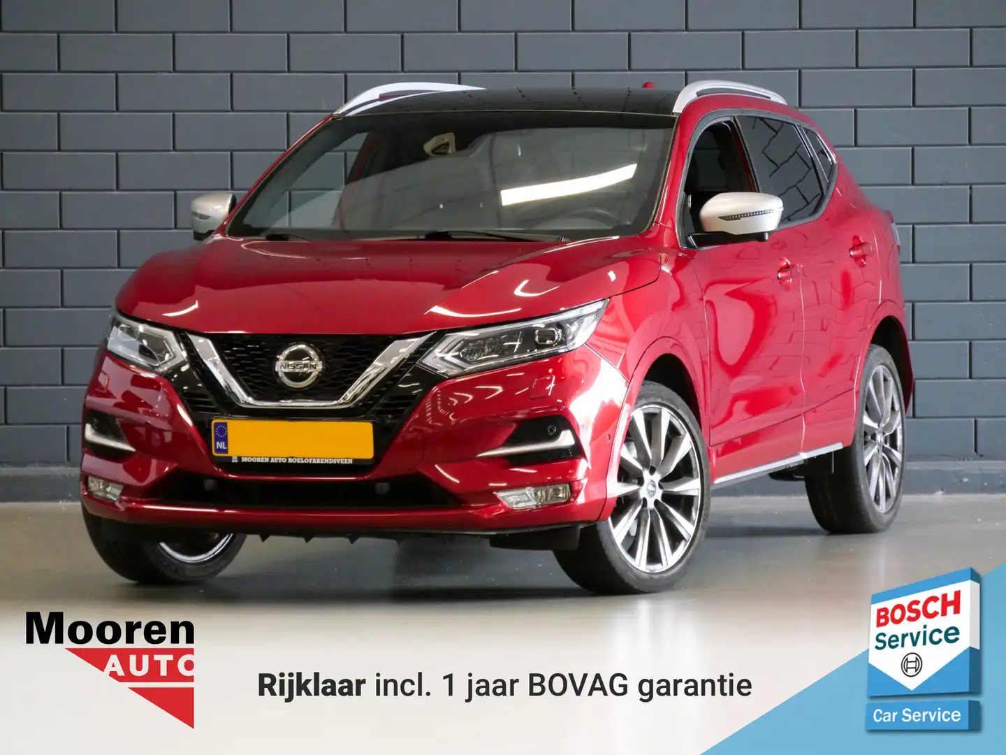 Nissan Qashqai 1.3 DIG-T Tekna + | PANODAK | LEDER | CAMERA | Rosso - 1