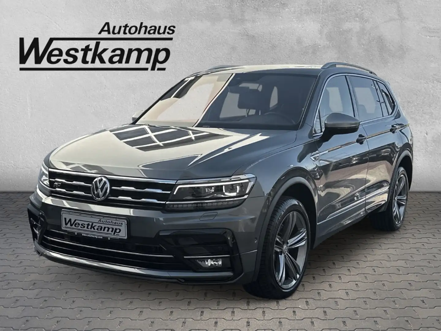 Volkswagen Tiguan Allspace Highline R-Line 2,0 TDI DSG Standheizung Panodach Gri - 1