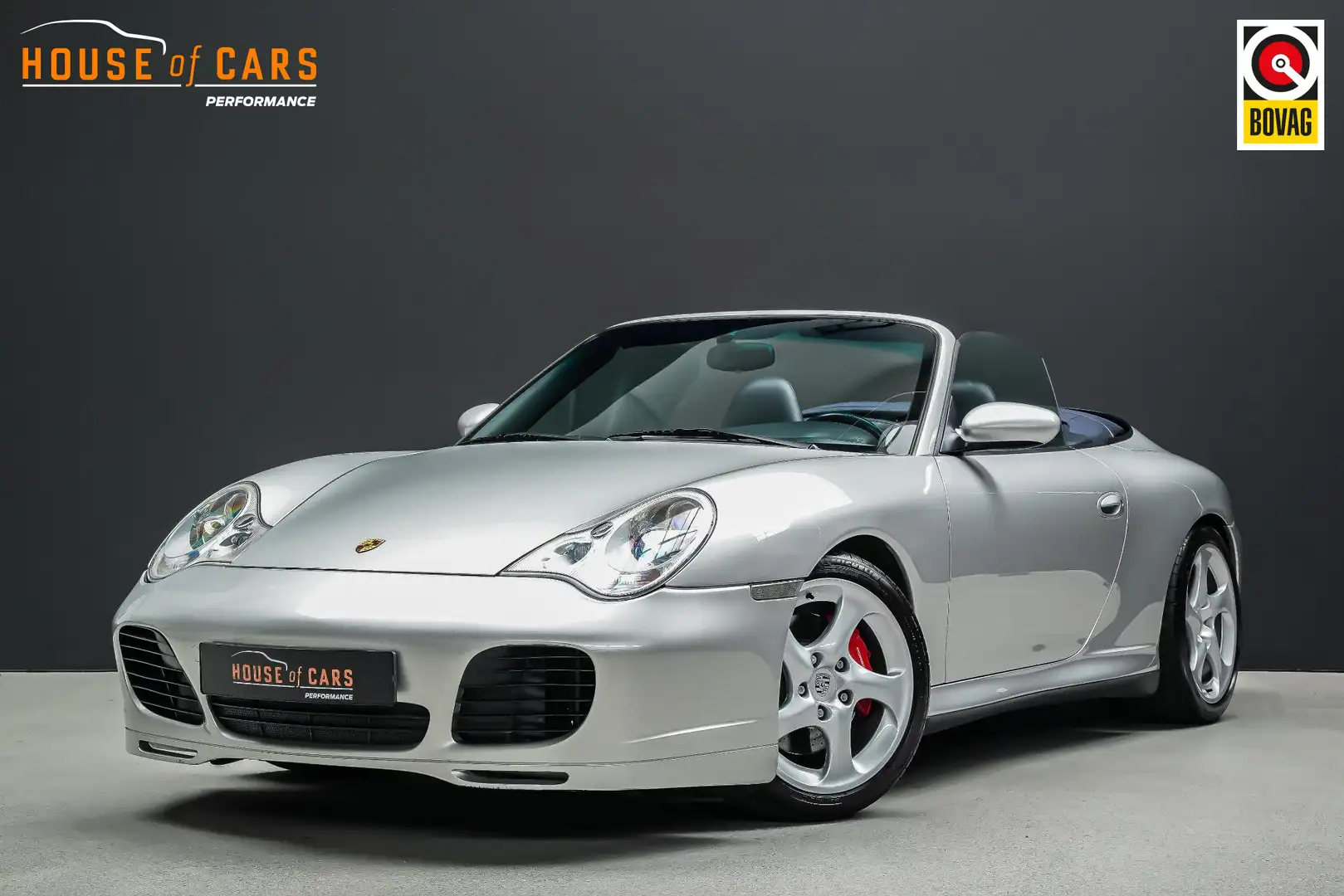 Porsche 996 Cabrio 3.6 Carrera 4S HANDGESCHAKELD |stoelverwarm Grijs - 1