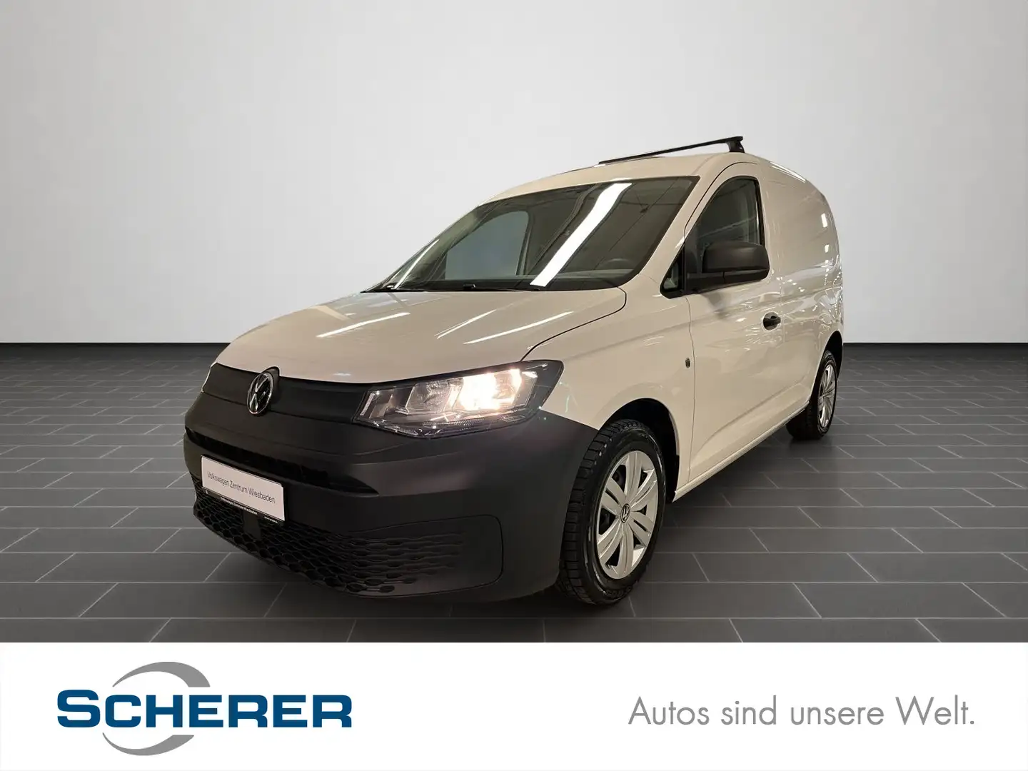 Volkswagen Caddy 2.0 TDI Cargo KR, Klima, Radio, Bluetooth Weiß - 1