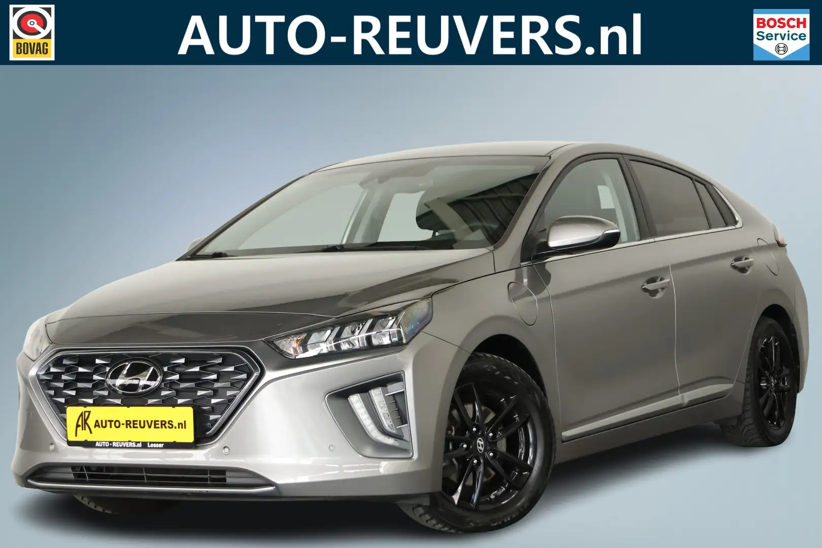 Hyundai IONIQ 1.6 GDi PHEV Comfort / LED / leder / Navi / CarPla Grijs - 1