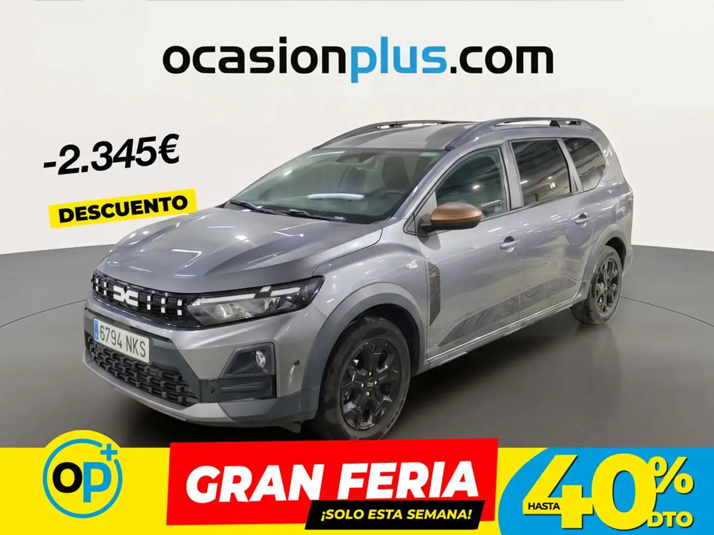 Dacia Jogger Hybrid Extreme 114kW 7pl. Gris - 1
