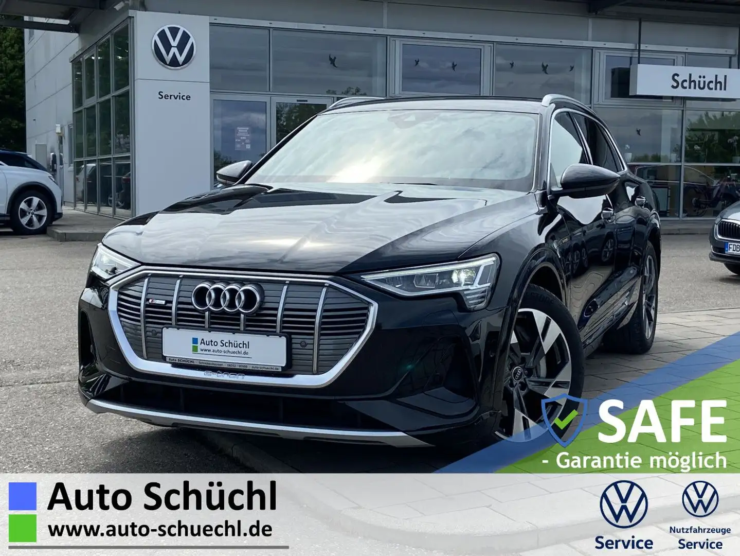 Audi e-tron 50 quattro S-LINE 20"+LUFT+STANDKLIMA+NAV Schwarz - 1