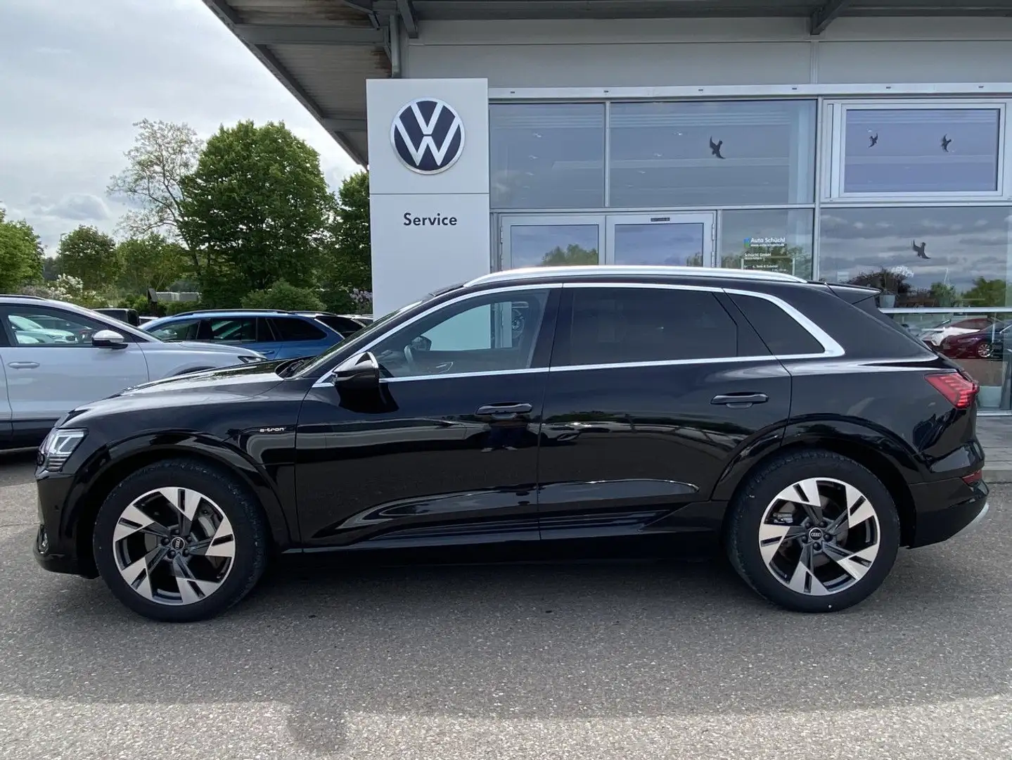 Audi e-tron 50 quattro S-LINE 20"+LUFT+STANDKLIMA+NAV Schwarz - 2