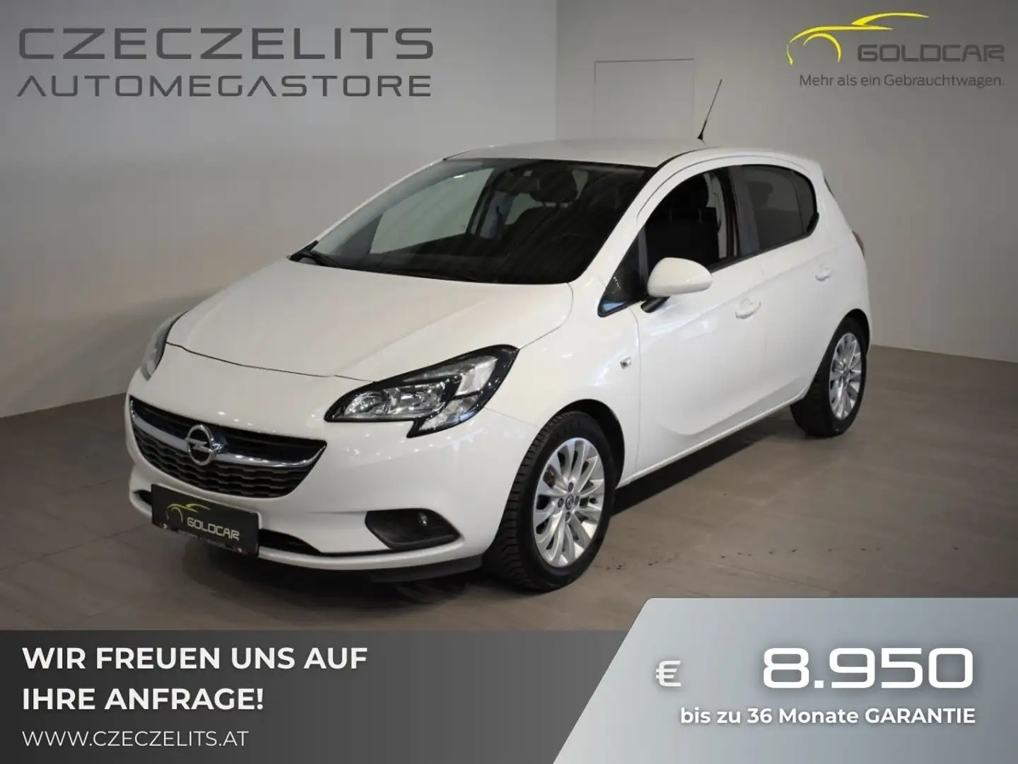 Opel Corsa 1,2 Ecotec Edition Weiß - 1