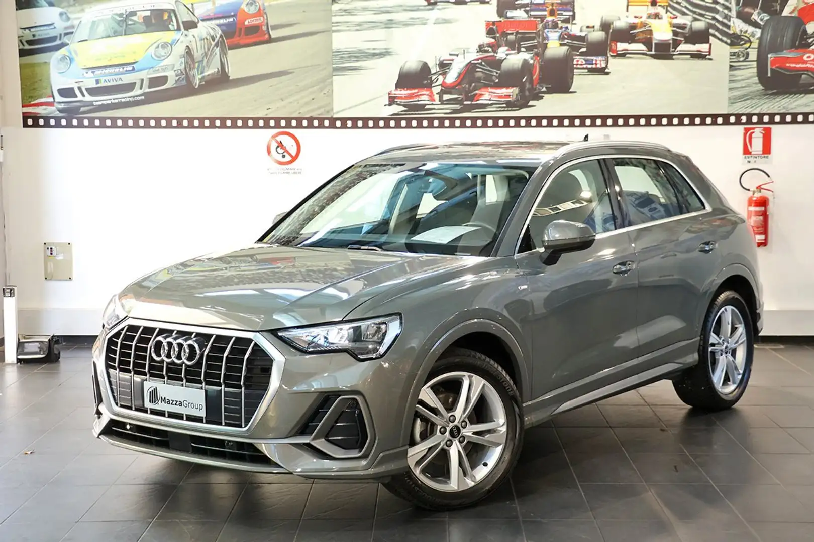 Audi Q3 35 TDI S-Tronic S-Line -TELECAMERA/BAULE ELETTRICO Grigio - 1