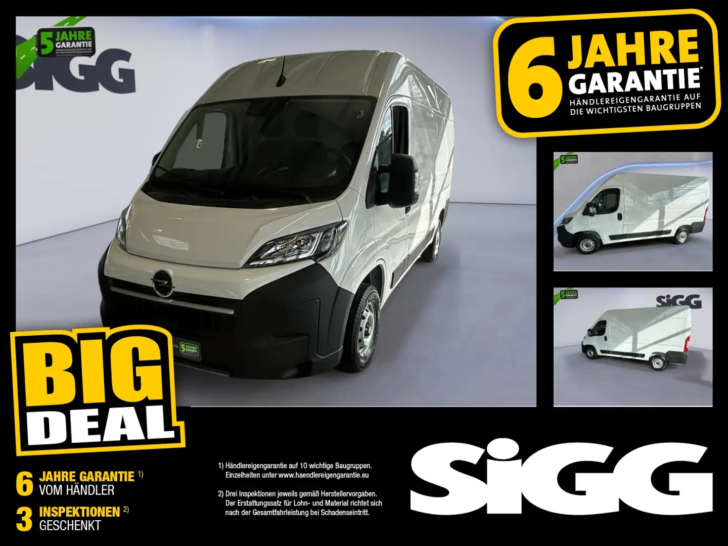 Opel Movano Kasten L2H2 Tempomat PDC Rückfahrkamera Wit - 1
