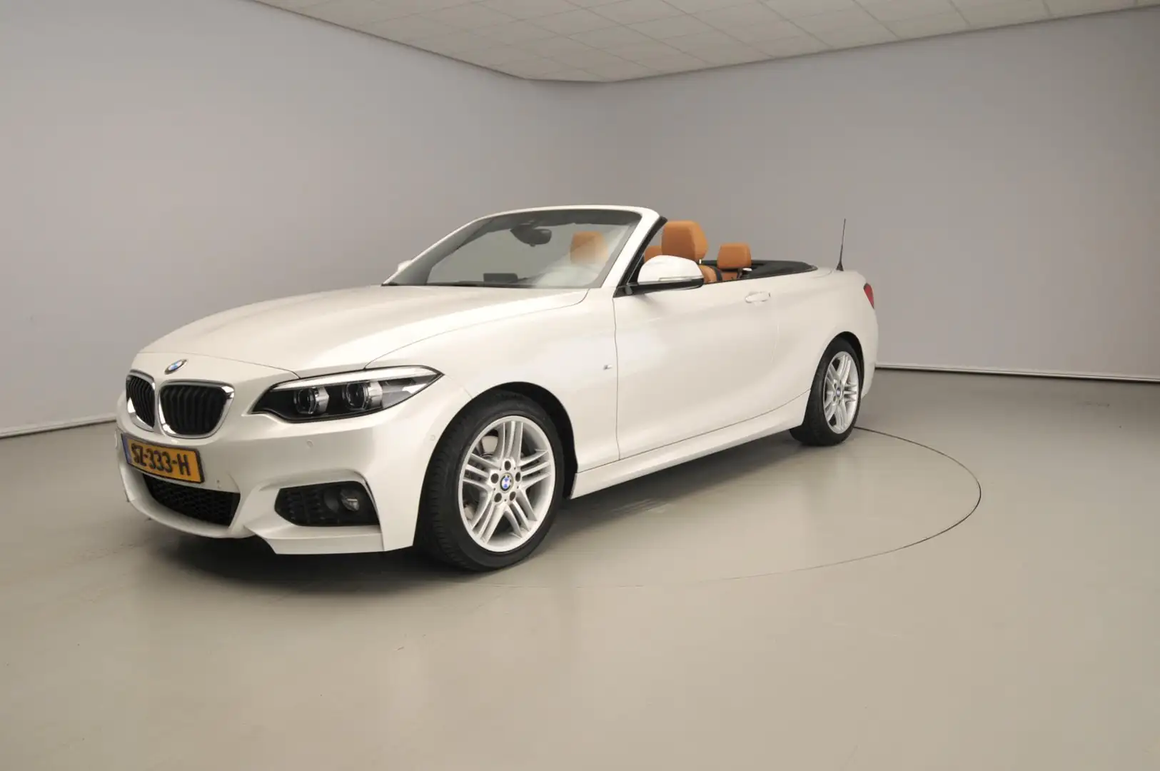BMW 220 2 Serie Cabrio 220i Automaat / Sportpakket / Leder Blanc - 1