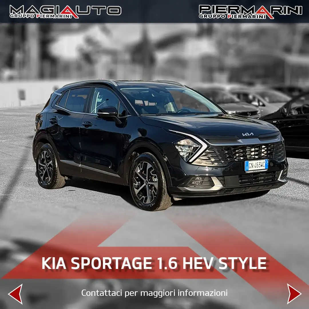 Kia Sportage 1.6 TGDi HEV AT Style Nero - 1