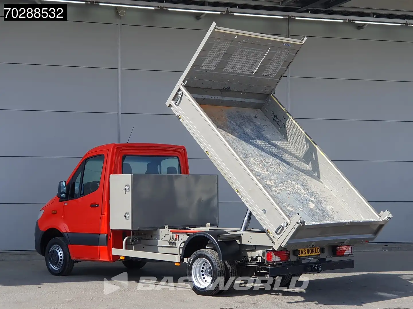 Mercedes-Benz Sprinter 514 CDI Open Laadbak met Kist Dubbellucht 3,5t Tre Rood - 2