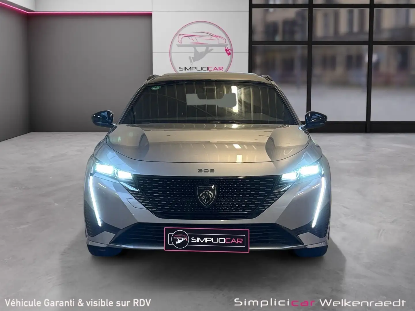 Peugeot 308 308 SW 1.2 Turbo MHEV GT -CARPL-CAM-SG.CHAUFF+MASS Gris - 2