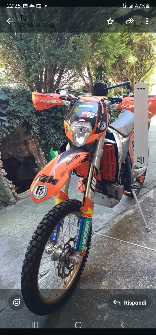 KTM 450 EXC excursus 450 r Narancs - 2
