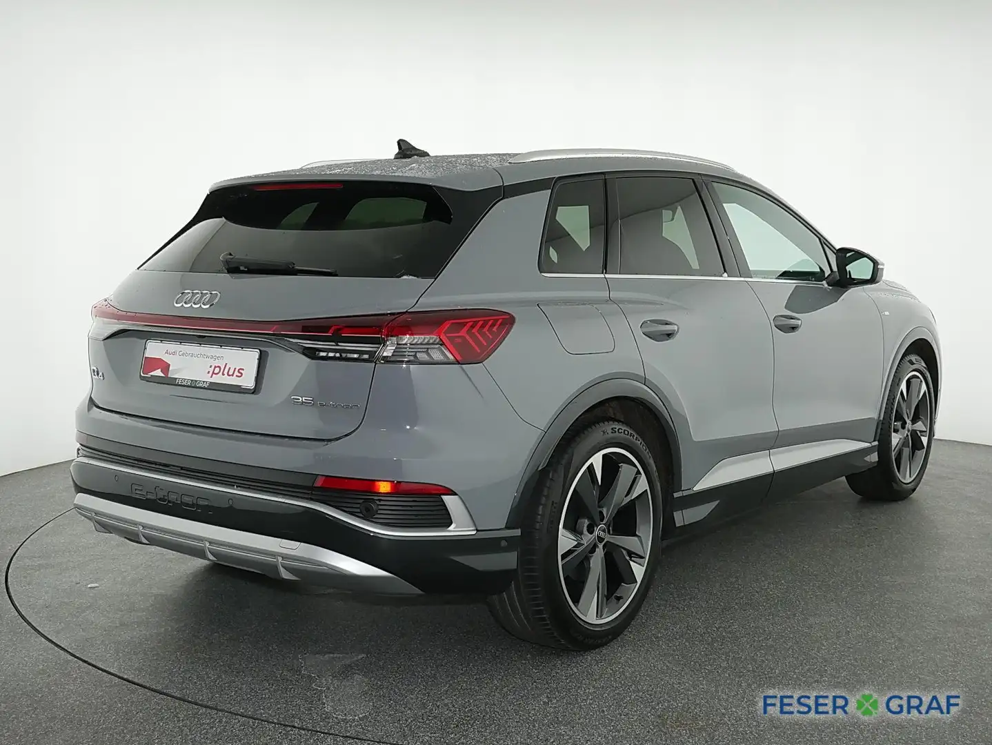 Audi Q4 e-tron 35 e-tron S Line Int Leder,LED,Sportsitze,Kamera Gris - 2