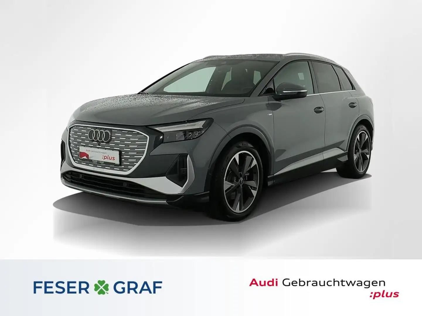 Audi Q4 e-tron 35 e-tron S Line Int Leder,LED,Sportsitze,Kamera Gris - 1