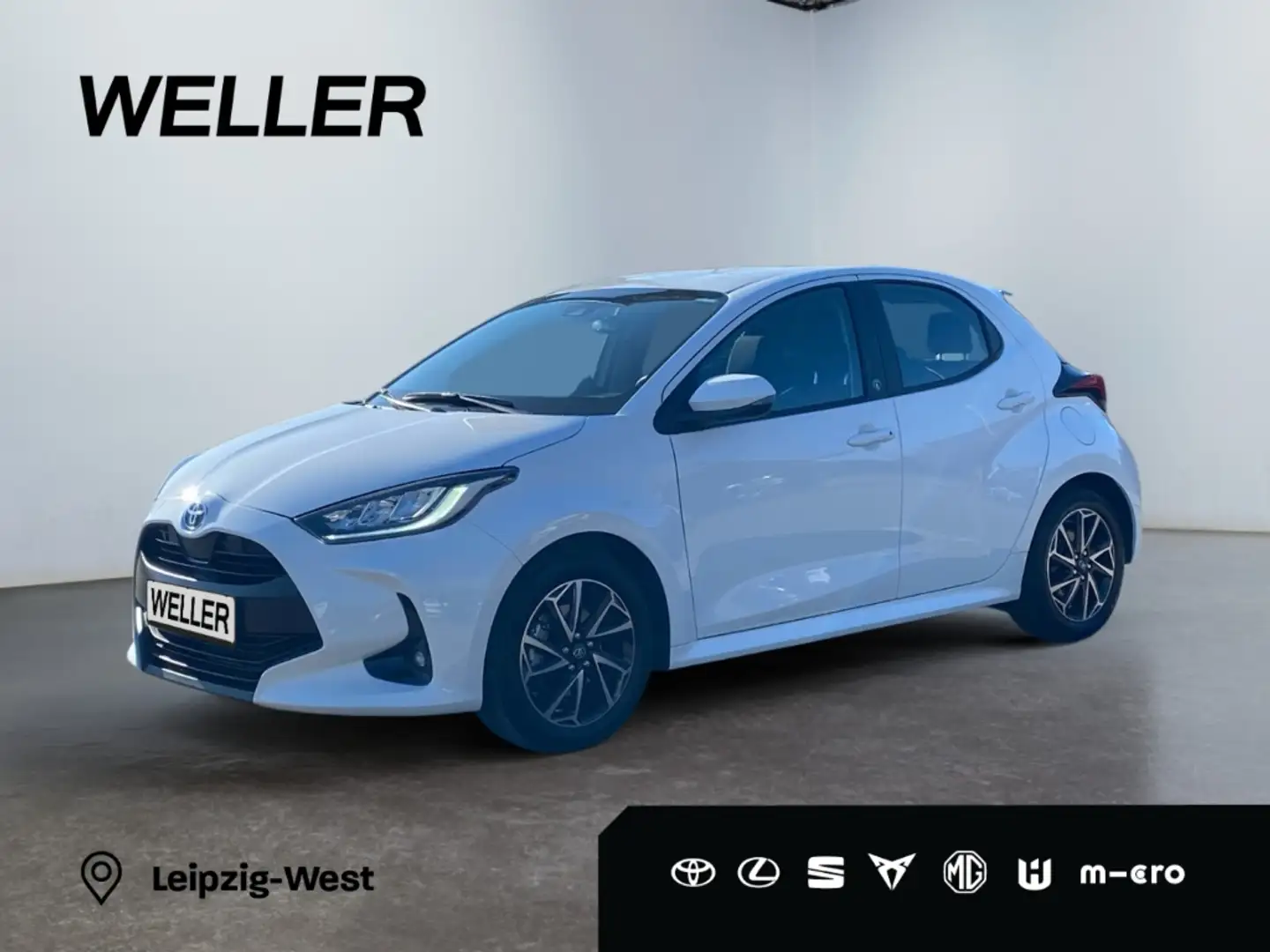 Toyota Yaris Hybrid 1.5 Team D *ACC*CAM*CarPlay*SmartKey* Weiß - 1