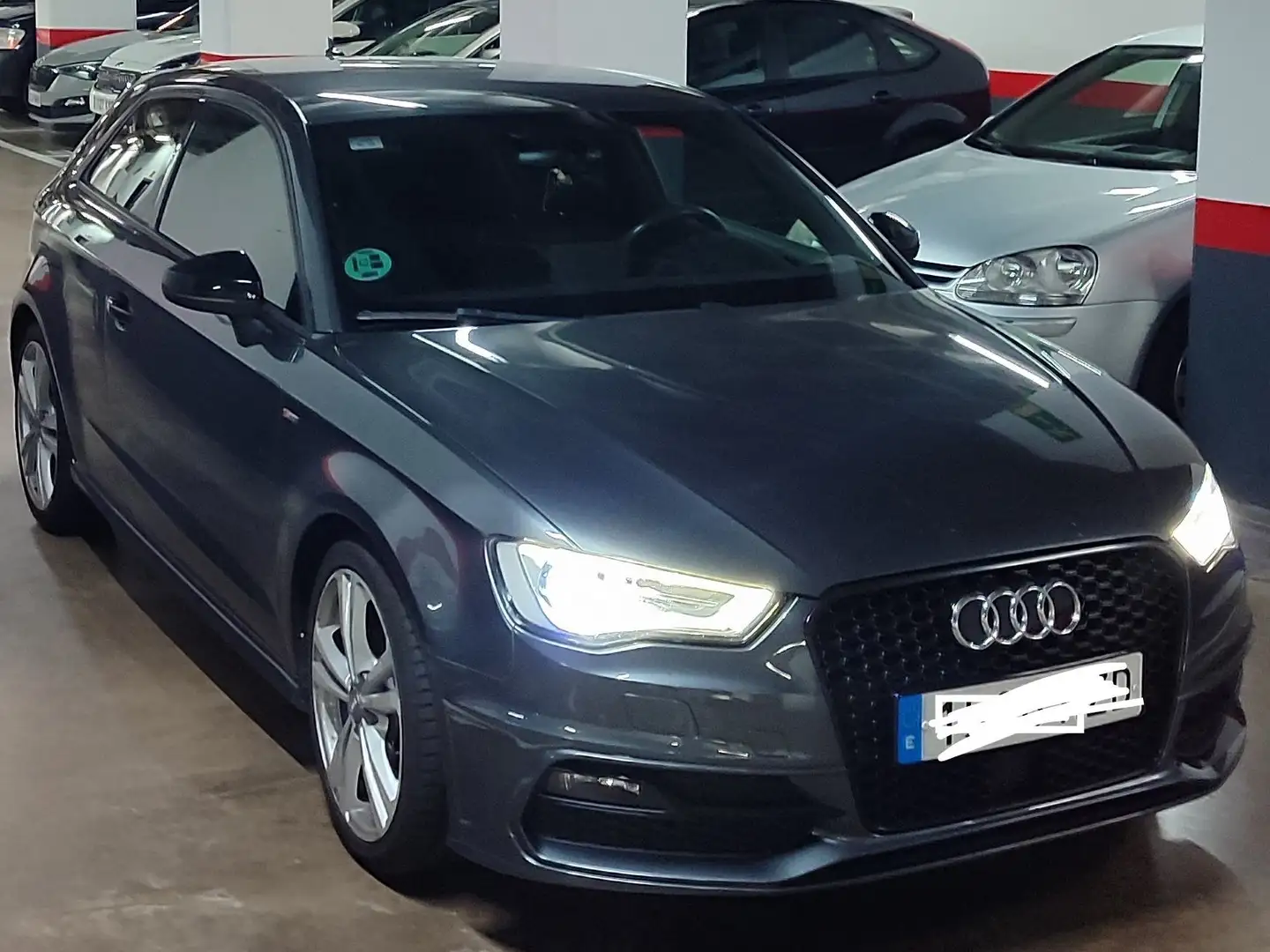 Audi A3 A3 2.0TDI CD S line Gris - 1