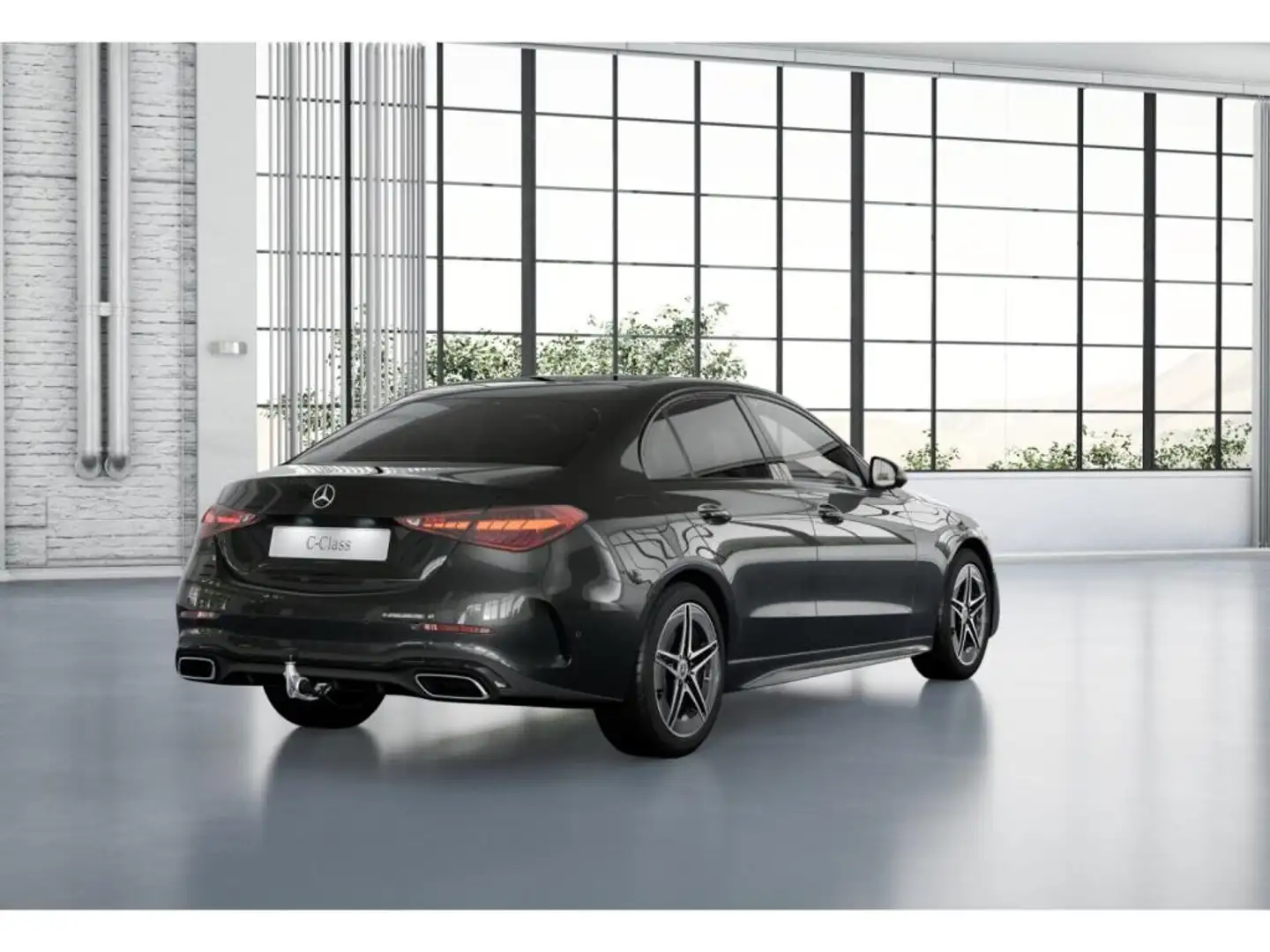 Mercedes-Benz C 300 4M AMG-Sport/Pano/Night/AHK/Stdhz/Distr/18 Grau - 2