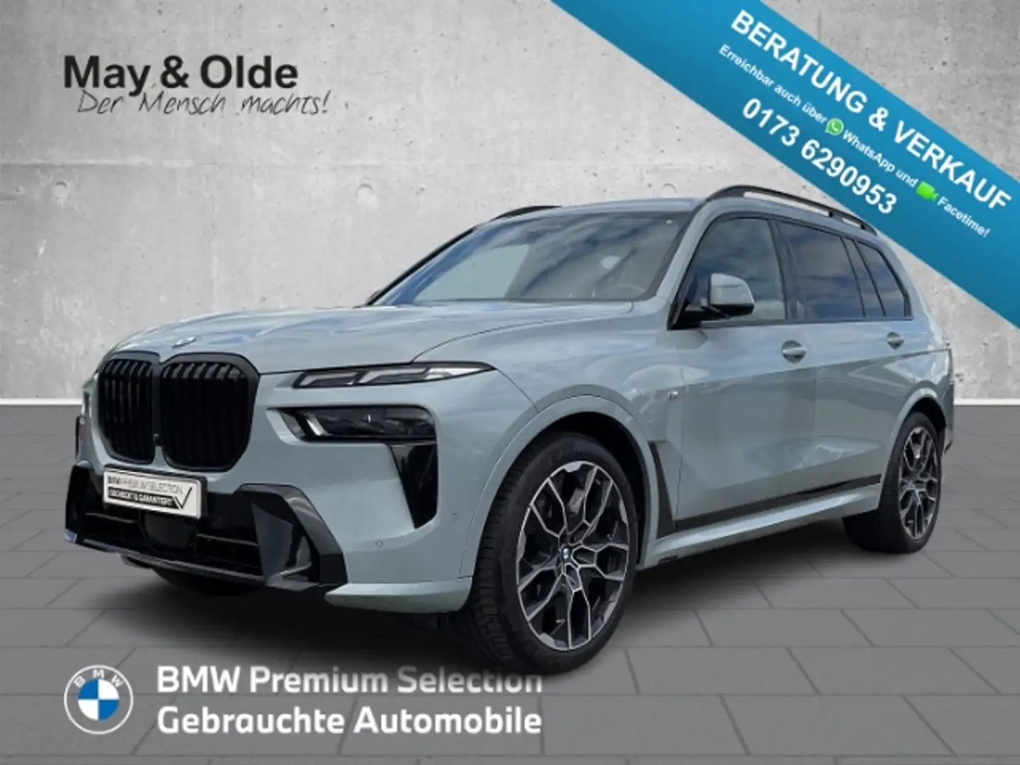 BMW X7 xDrive 40 d M-Sport AHK H&K  HUD Soft Driving Prof Grau - 1