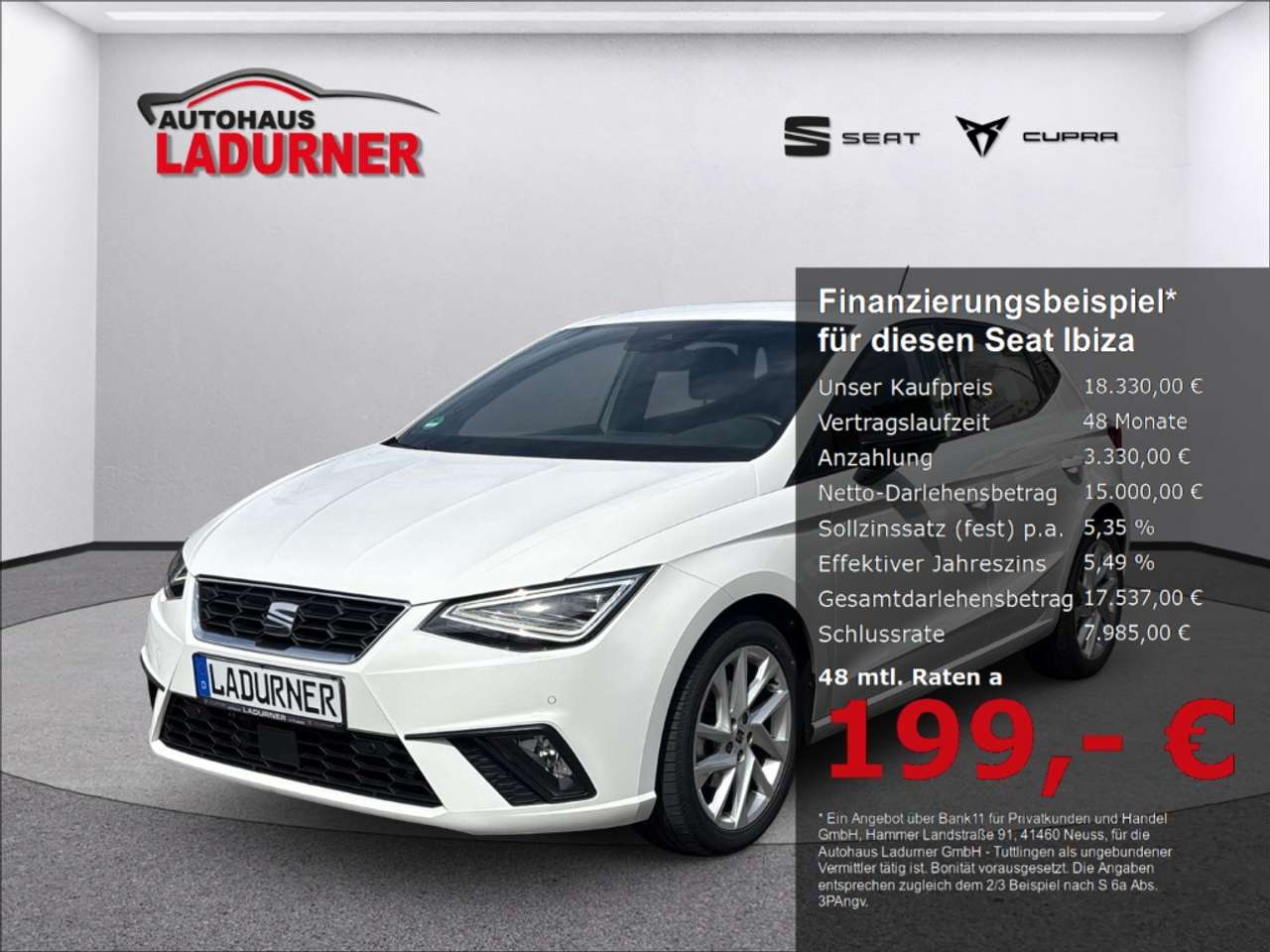 Seat Ibiza — Seat Ibiza /FR/Navi/LED/Apple CarPlay/Digitales Cockpit*