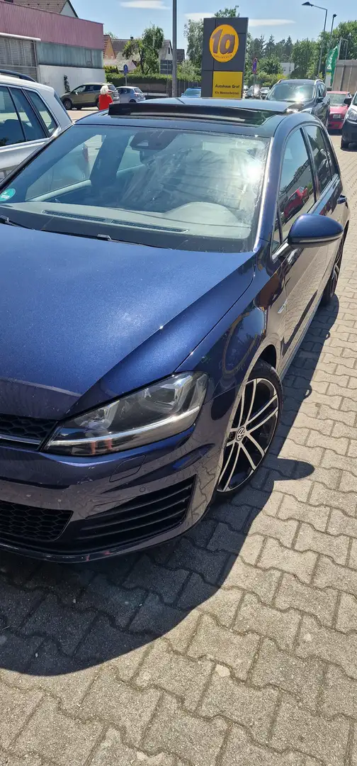 Volkswagen Golf GTD Golf VII Diesel 5-Türer  DSG Blauw - 1