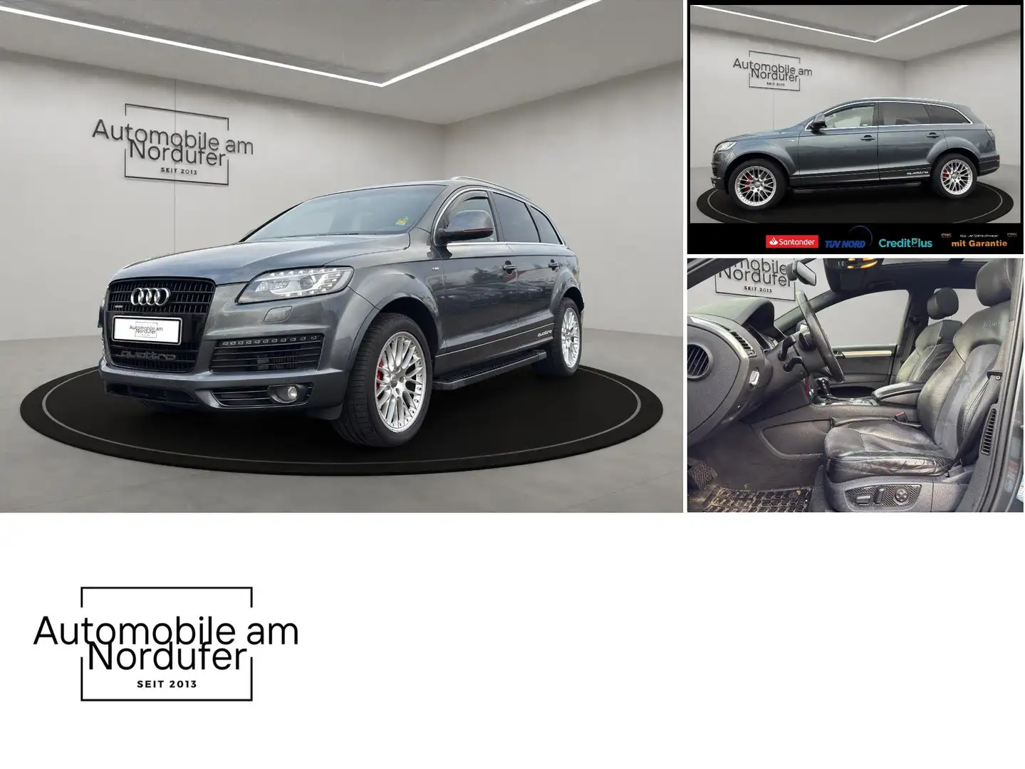 Audi Q7 3.0 TDI quattro-S-Line-Leder-Panorama-Xenon-AHK Grau - 2