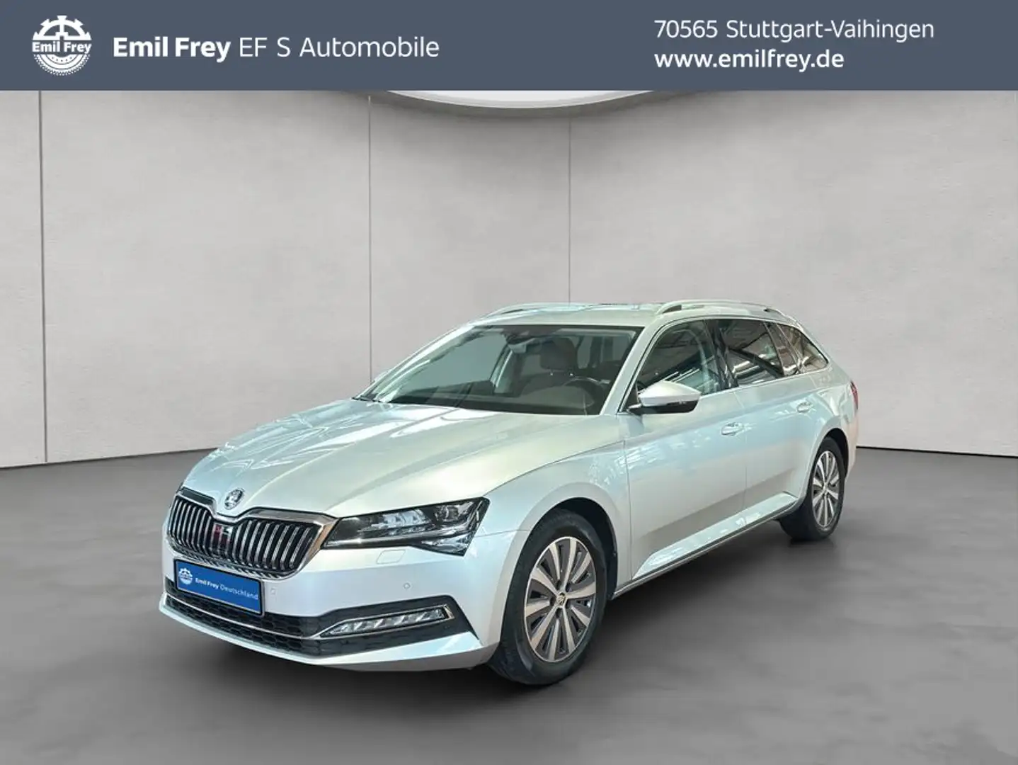 Skoda Superb Combi 2.0 TDI DSG Style Silber - 1