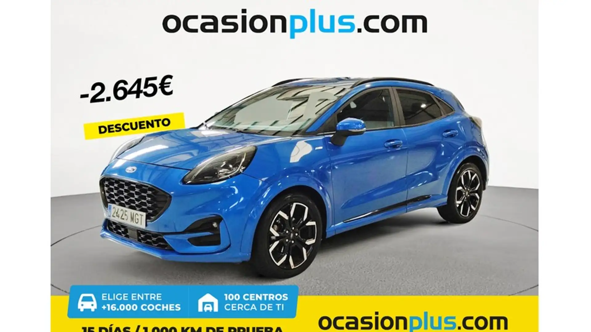 Ford Puma 1.0 EcoBoost MHEV ST-Line X Aut. 125 Bleu - 1