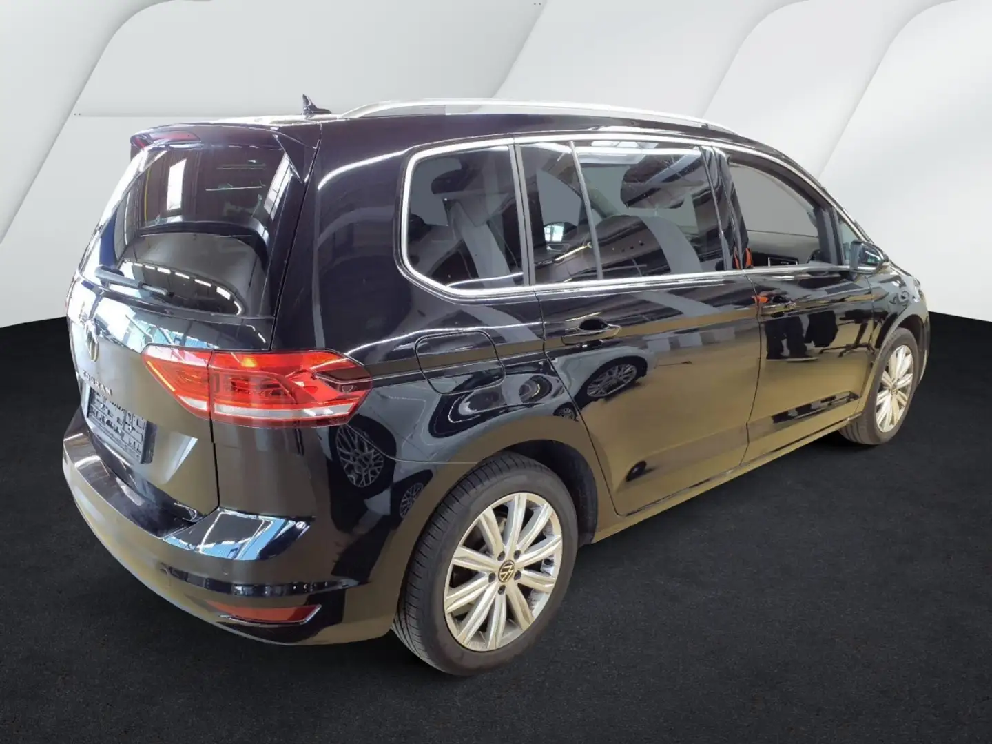 Volkswagen Touran Highline 2.0 TDI DSG AHK Navi 7-Sitze MFL Schwarz - 2