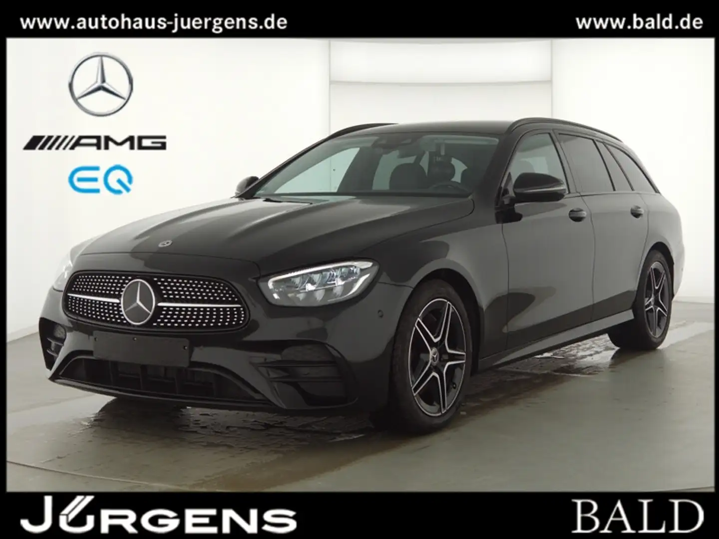Mercedes-Benz E 200 d T AMG-Sport/LED/Cam/Night/Distr/Burm/18" Negro - 2