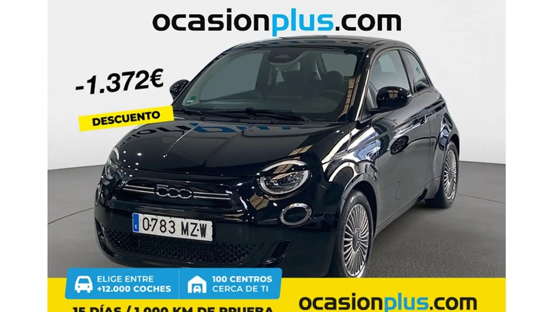 Fiat 500e 70Kw Icon Negro - 1