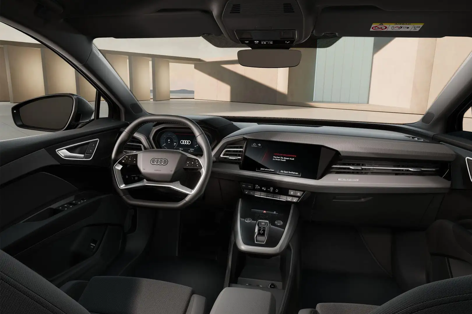 Audi Q4 e-tron 45 quattro Edition Zwart - 2
