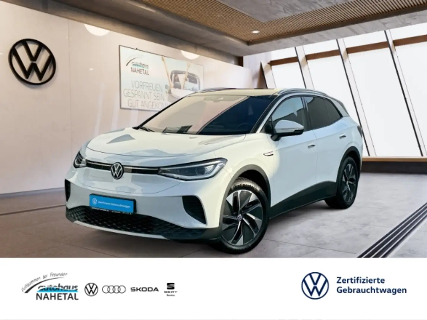 Volkswagen ID.4 Pro Performance 150KW IQ-LIGHT NAVI PRO AHK PANORA Fehér - 1