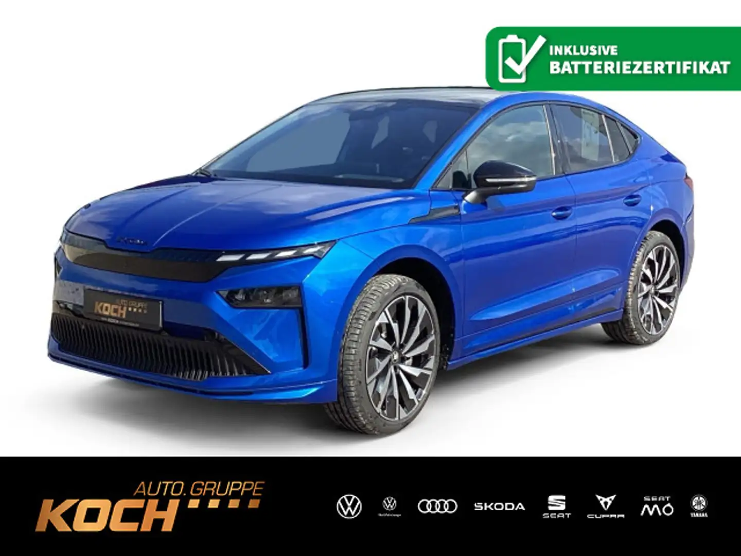 Skoda Enyaq Coupé 85*Sportline*NAVI*AHK*ACC*WÄRMEPUMPE Blau - 1