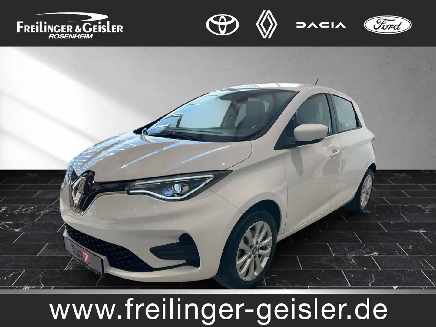 Renault ZOE Experience R110 ZE50 Mietbatterie Bluetooth Weiß - 1