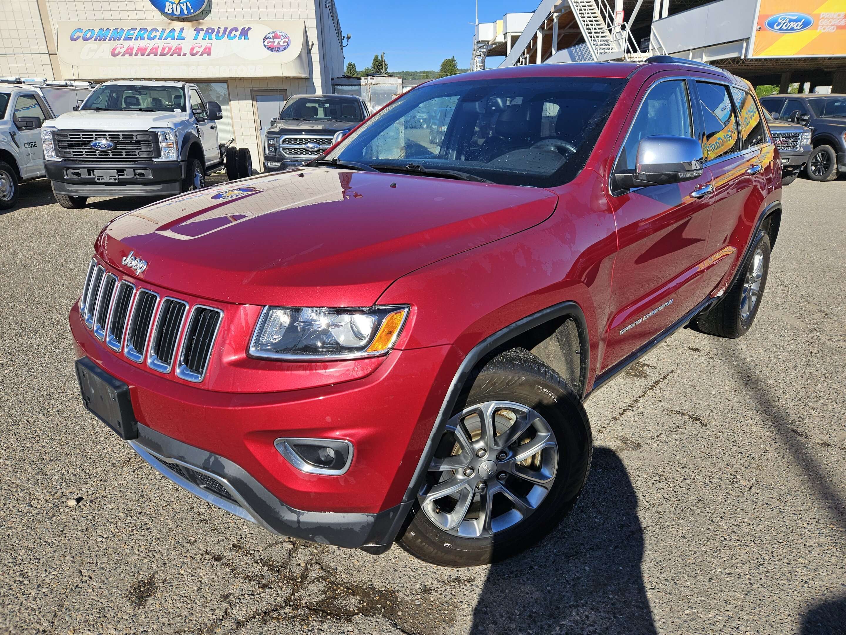 Red 2014 Jeep Grand Cherokee SUV / Crossover Four-Wheel Drive 8-Speed Automatic