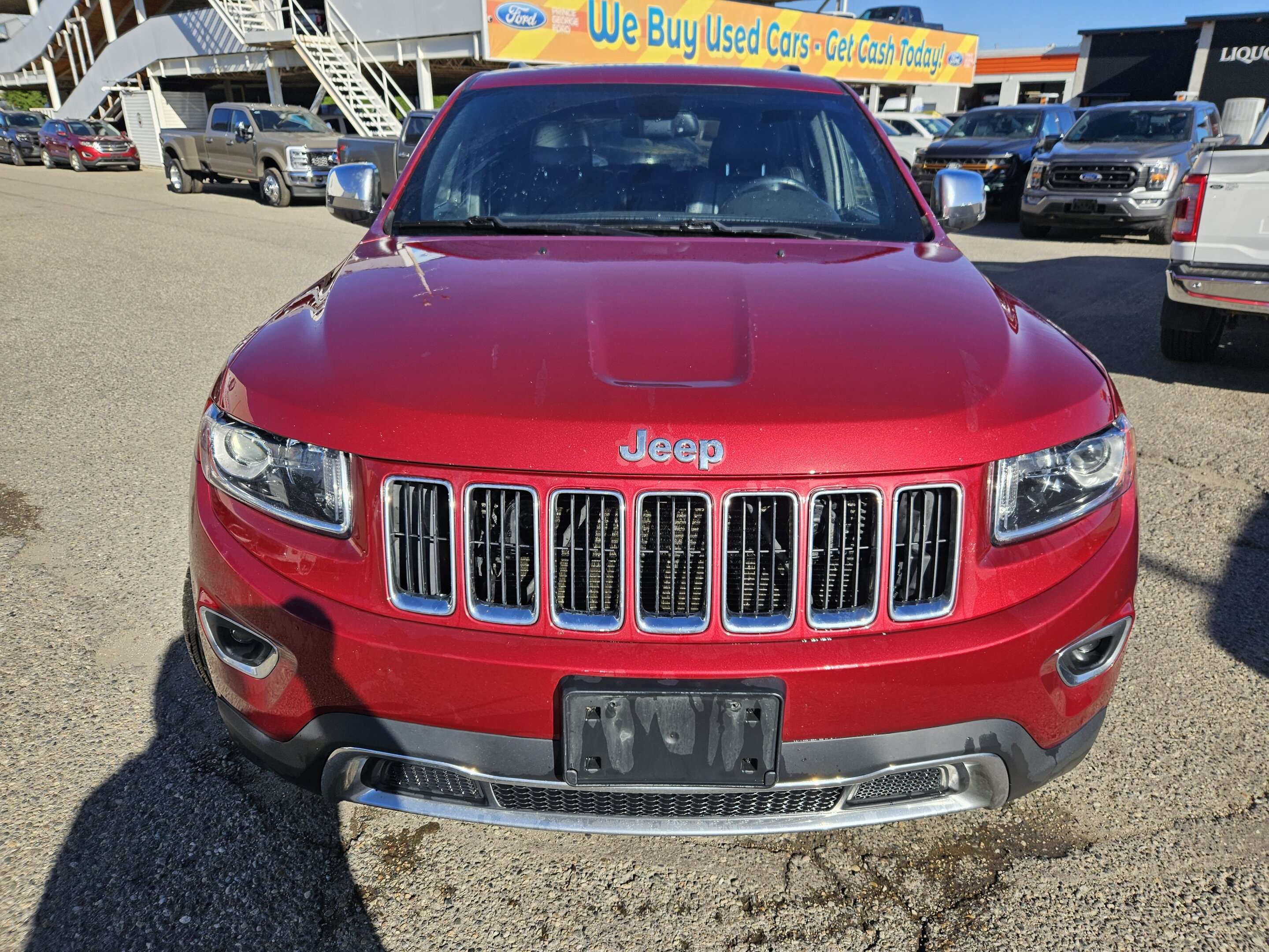 Deep Cherry Red Crystal Pearlcoat 2014 Jeep Grand Cherokee SUV / Crossover Four-Wheel Drive 8-Speed Automatic