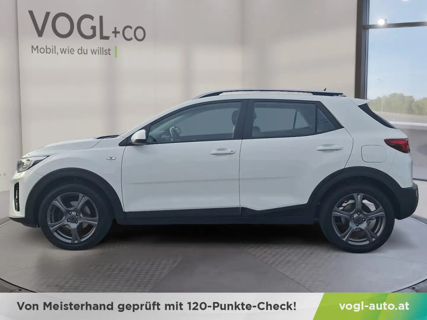 Kia Stonic 1,4 MPI ISG Silber Weiß - 2