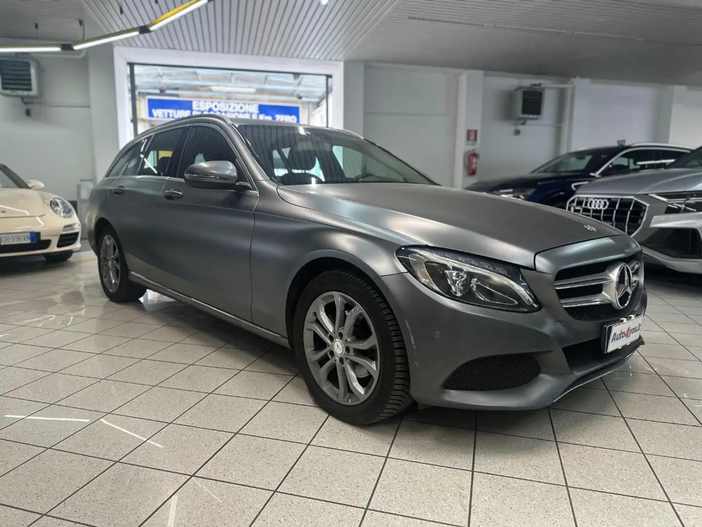 Mercedes-Benz C 200 d S.W. Auto Premium MOTORE CON DIFETTO Grigio - 1