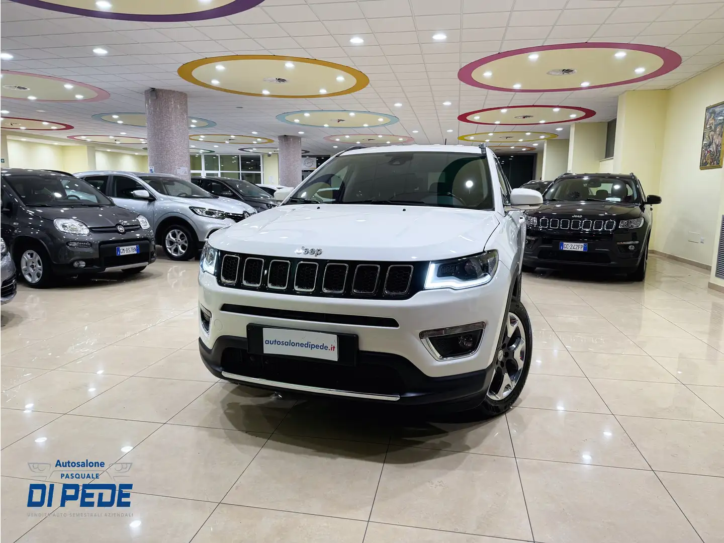 Jeep Compass Compass 2.0 mjt Limited 4wd 140cv auto my19 Blanc - 1