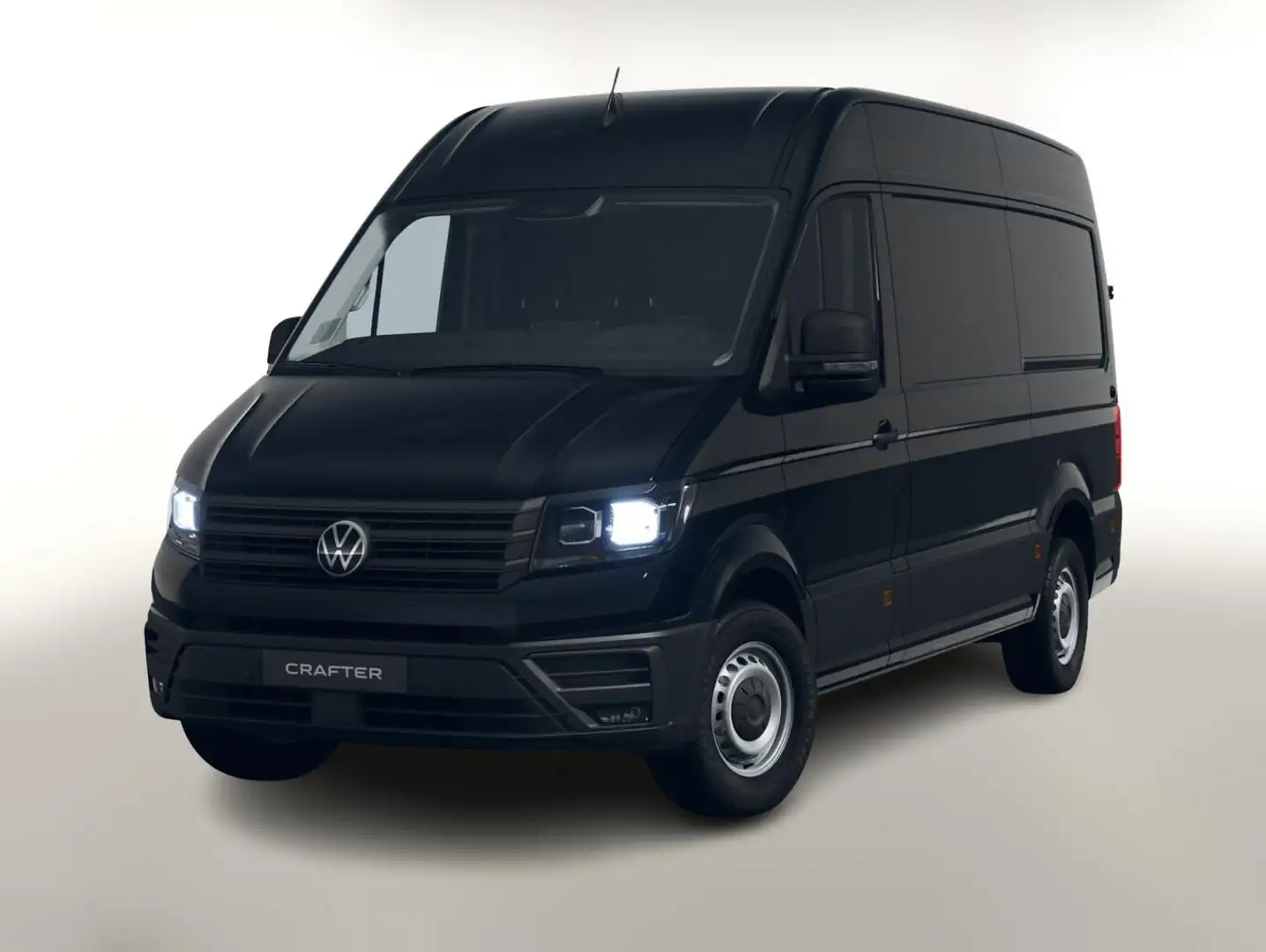 Volkswagen Crafter 35 140 AT8 L3H3 3S AHK Temp AppCo 2xPDC 103 kW ... Schwarz - 1