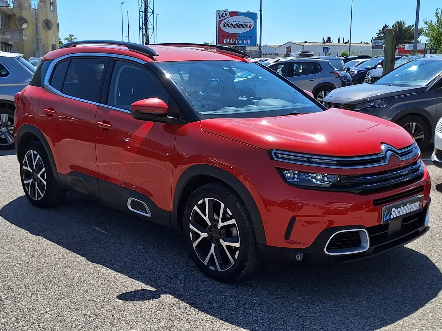 Citroen C5 Aircross BlueHDi 130 S\u0026amp;S BVM6 Shine Rouge - 2